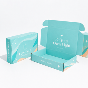 Cajas <span class=keywords><strong>de</strong></span> Envío Ecológicas Personalizadas con Logotipo, Caja <span class=keywords><strong>de</strong></span> Cartón Reciclado para Empaque <span class=keywords><strong>de</strong></span> Ropa - Product Image 1