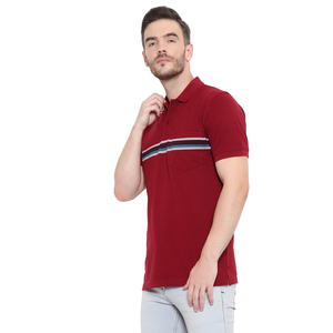 Camisa polo de negocios con bordado deportivo americano, transpirable, de manga corta para hombre, para un estilo casual de negocios. - Product Image 2