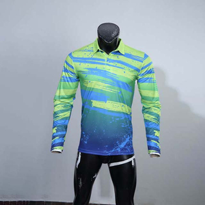 เสื้อตกปลาคุณภาพสูงสั่งทำพิเศษ ผ้าฝ้าย 100% แขนสั้น โลโก้ด้านหน้าแบบรีดร้อน ป้องกันรังสียูวี 50+ ไซส์ใหญ่ แห้งเร็ว - Product Image 5