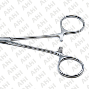 Pinces à moustiques Castroviejo AHI en acier inoxydable, type Kelly Pean, manuelles, micro-chirurgicales, verrouillables, réutilisables, pour une utilisation de précision - Product Image 5