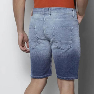 Pantalones Cortos de Mezclilla Ligeros para Hombre, con Etiqueta Personalizada al por Mayor, Transpirables, Estilo Urbano, Corte Regular, para Verano - Product Image 5