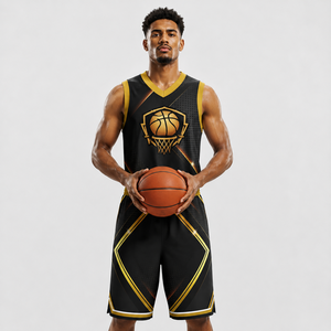 Maillot de basket Salstar de haute qualité, tendance, respirant, en mesh, uniforme de basket personnalisé, t-shirt de basket par sublimation, kit de basket - Product Image 1