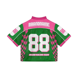 Maillot de sport personnalisé en mesh respirant à séchage rapide, coupe oversize, 100 % polyester, pour football, basketball, entraînement en salle de sport - Product Image 2