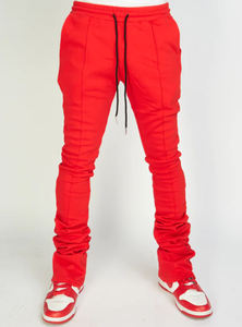 Pantalones de chándal OEM personalizados de alta calidad, ligeros, de pierna recta, holgados, de felpa, con corte triangular acampanado para hombre 2026 - Product Image 2