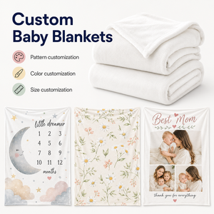 Sublimation <b>Throw</b> Blanket Heat Press Make My Own Blanket Flannel <b>White</b> Blank Custom Blanket Personalized - Product Image 3