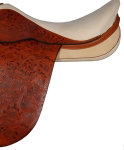 Silla de Montar Inglesa Hecha a Mano de Alta Calidad, Cuero Premium, Ligera y Duradera, para Salto, Entrenamiento y Doma - Product Image 4
