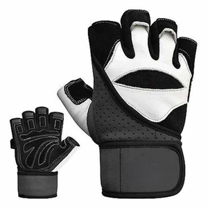OEM Manufacturer Cycling Gloves Custom Logo Private Label Supplier <b>Half</b> Finger Breathable Anti <b>Slip</b> Gel Padding Bulk Wholesale - Product Image 2