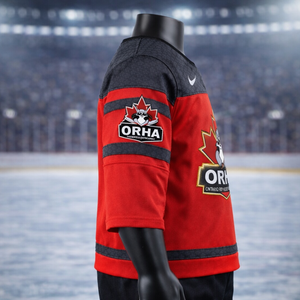 Ensemble de maillot et pantalon de hockey sur glace personnalisé unisexe pour l'hiver, avec tissu en toile sublimé, uniforme d'équipe à manches longues - Product Image 3