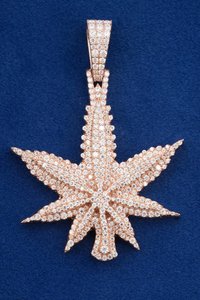 Colgante de Plata de Ley 925 con Baño de Rodio, Diamante Moissanita VVS de Corte Redondo, Brillante, Estilo Hip Hop, Lujoso, para Uso Diario - Product Image 5