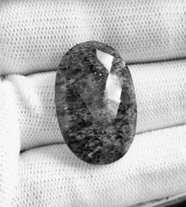 Cuarzo rutilo negro natural AAA, gema facetada ovalada de 30*20 mm, GEMA 100% NATURAL para la fabricación de joyas a precio de mayoreo. - Product Image 5