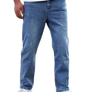 Pantalones Vaqueros de Mezclilla para Hombre - Alta Calidad, Corte Ajustado, Tela Elástica, Estilo Casual, OEM, Venta al Por Mayor, Ropa Premium, Jeans Orientados a la Exportación - Product Image 1