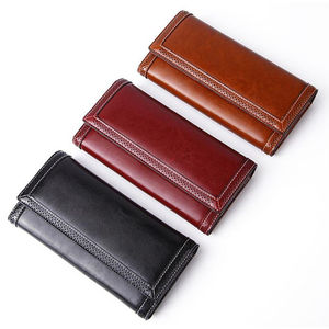 Cartera de Mano Delgada y Resistente de Cuero PU Hecha a Mano con Cierre de Cremallera para Mujer, Regalos para Ella - Product Image 2