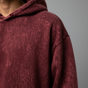 Sudadera con Capucha Personalizada con Lavado Ácido, Estilo Vintage, 500GSM, Talla Grande, Felpa, Ropa Urbana para Hombre, Muestra OEM Disponible - Product Image 3