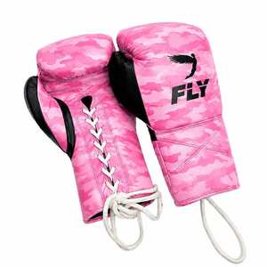 Top Selling Custom Made Fly Boxing <b>Gloves</b> Lace Up Non Slip Closure Muay Thai Sanda <b>Gloves</b> Adult For Martial Arts Oem Lightweight - Product Image 6
