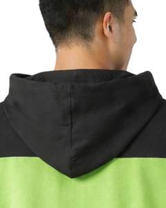 Customized Mens <b>Short</b> <b>Sleeve</b> Hoodie T Shirt Casual Pullover Hooded Top Soft Cotton Summer Wear Lime Green Black Color Streetwear - Product Image 6