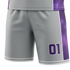 Uniforme de Baloncesto Transpirable de Alta Calidad, Personalizable, 100% Poliéster, Nuevo Diseño, Venta al Por Mayor - Product Image 5