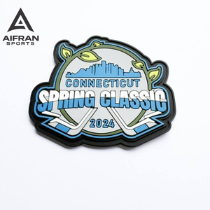 Parches de Goma de PVC Suave Aifran, Insignia con Logotipo Personalizado para Gorras, Chaquetas, Bolsos, Uniformes, Parche con Diseño en Relieve 2D y 3D, Fabricante - Product Image 1