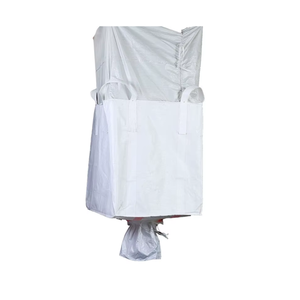 Bolsa Jumbo FIBC de 1.5 Toneladas con Falda Superior, Boquilla de Descarga Inferior, Lazo Circular, Bolsa a Granel de Polipropileno Tejido para Arena, Cemento y Productos Químicos - Product Image 1
