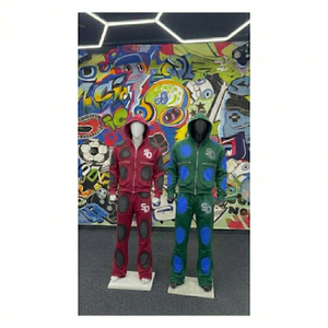 Conjunto Deportivo Unisex con Capucha y Cordón Ajustable, de Algodón Suave, Transpirable, para Uso Diario Informal en Invierno, Resistente, Ecológico - Product Image 1