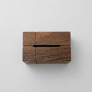 Antique Style Rectangular Wooden Tissue <b>Box</b> Cover <b>Decorative</b> Wood Facial Tissue Holder <b>with</b> Hinged <b>Lid</b> Napkin Wooden Tissue <b>Box</b> - Product Image 5