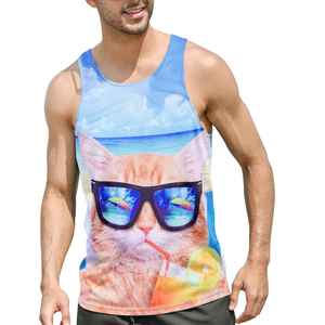 Débardeur Homme Tricoté Uni 100% Coton à Paillettes – Meilleur Design pour l'Été, Tenue de Sport, Prix Bas, Décontracté, Respirant, Séchage Rapide - Product Image 6