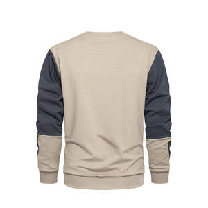 Sweat-shirt personnalisé pour homme en coton brossé doux, col rond, fabrication OEM sous marque privée - Product Image 5