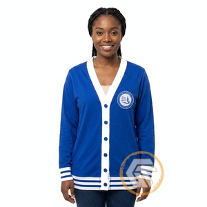 Customized Zeta Phi Beta <b>Acrylic</b> Embroidered Appliques Front Casual Winter Sorority High Quality Greek Breathable V-neck Covered - Product Image 4