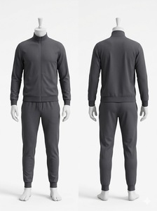 Conjunto Deportivo Personalizado para Hombre, Chaqueta con Cierre Completo y Pantalones Deportivos, Ropa Deportiva Premium para Entrenamiento, Transpirable - Product Image 1