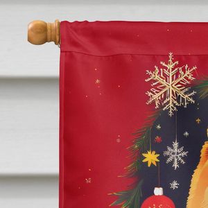 Grand drapeau de maison en polyester multicolore pour Chow Chow Holiday Christmas Porch Sleeve Pole Décorative Yard Banner Artwork Wall - Product Image 3