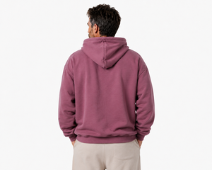 เสื้อฮู้ดดี้โอเวอร์ไซส์สำหรับผู้ชาย ผ้าฝ้ายเฟรนช์เทอร์รี่ 100% ล้างทำความสะอาดได้ ใส่ได้ในฤดูหนาว มีกระเป๋า พิมพ์ลายกราฟิก สไตล์ลำลอง เป็นมิตรกับสิ่งแวดล้อม จาก PEARIA INDUSTRY - Product Image 2