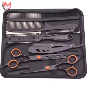 Kit de Tijeras de Peluquería, Tijeras Profesionales para Cortar el Cabello con Tijeras de Entresacar y Texturizar de Acero Inoxidable para Salón y Barbería en Casa - Product Image 3