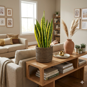 Ensemble de pots de fleurs d'intérieur en jonc de mer OEM ODM, paniers tissés pour plantes, paniers de rangement décoratifs en provenance du Vietnam - Product Image 3