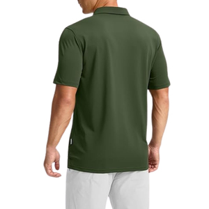 Camisa Deportiva de Golf para Hombre, Manga Corta, Corte Regular, Estilo Casual de Negocios, Tela de Algodón Suave, con Botones, Color Sólido, para Uso Diario - Product Image 5