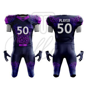 Tenue de football américain de haute qualité, design personnalisé, très vendue, tissu léger, uniforme de football américain en gros - Product Image 6