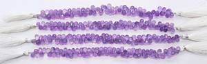 AAA Natural Pink <b>Amethyst</b> Faceted Teardrop Shape Beads 5x7 to 6x8 MM <b>Amethyst</b> Gemstone Drop Beads 8 Inch Strand <b>Amethyst</b> Beads - Product Image 6