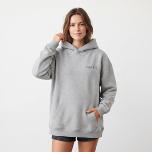 Fashion Oversized <b>Hoodie</b> for Women Drop Shoulder Cotton Sweatshirt Custom Logo Apparel Sweatshirt <b>Workout</b> Sports Oversized - Product Image 6