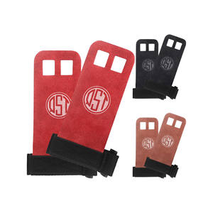 Guantes de Gimnasia de Doble Cuero Duraderos y Fáciles de Ajustar para Levantamiento de Pesas y Entrenamiento de Peso Muerto, Proveedor al por Mayor OEM ODM - Product Image 1