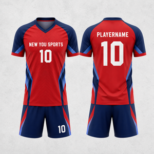 Custom Sublimation <b>Soccer</b> Uniform Football Jersey and Shorts Set with Team Name and Player Number <b>soccer</b> uniform - Product Image 1
