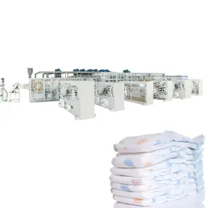 Cheap Making Machinery Automatic Disposable Pull Up Baby Diaper Machine Diaper Production Line Manufacturer