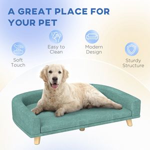 Divano Letto per Cani Verde con Cuscino Lavabile per Cani e Gatti di Taglia Grande - Product Image 6