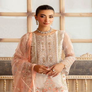 <b>Eid</b> Sale Indian and <b>Pakistani</b> Heavy Embroidery Work <b>Dresses</b> <b>Pakistani</b> and Indian Salwar Kameez Three Piece Saari for Women - Product Image 5