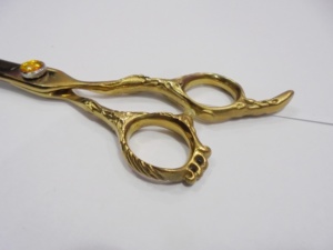 Conjunto de tijeras de acero inoxidable de alta calidad para peluquería, tijeras para cortar el pelo - Product Image 2