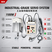 LIANG YUAN 1100W Servomotor-Kit mit Ein-Knopf-Vorwärts-/Rückwärtsschalter, variabler Geschwindigkeit und LED-Anzeige für Messerschleifen und Metallpolieren