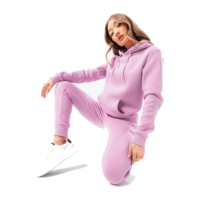 Nouvel ensemble de jogging pour femme 2026 – Survêtement uni personnalisé avec sweat à capuche et pantalon de survêtement