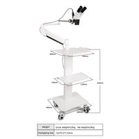 Microscope binoculaire chirurgical dentaire électrique à LED, résolution de caméra 2K, écran LCD, indice de protection IP53, mise au point manuelle, calibrage automatique