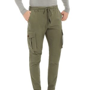 Pantalon cargo pour homme respirant et réversible 100% coton, coupe slim, confortable et décontracté - Product Image 3