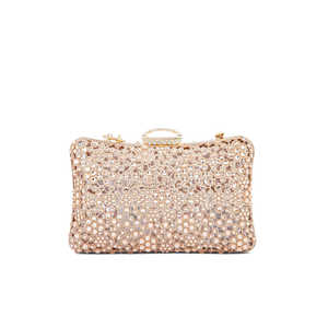 Champagne Fancy P24189 Embrayage perlé Bijoux fins élégants pour femme - Product Image 1