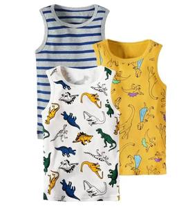 Chaleco Infantil para Niños, Informal, sin Mangas, de Algodón, Cómodo, Transpirable, Sólido, Corte Entallado - Product Image 5