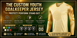 sublimated custom <b>soccer</b> goalkeeper jersey breathable quick dry lightweight full sleeve high quality polyester sportswear jersey - Product Image 5