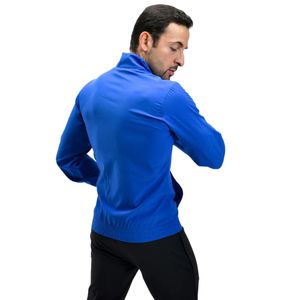Chaqueta Deportiva Ligera, Cortavientos con Cierre para Entrenamiento Atlético, Ropa Deportiva para Hombre y Mujer, Fitness al Aire Libre, Azul Rey - Product Image 2
